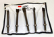 Комплект длинных зубил для пневматического молотка (JAH-6833H), 5 предметов в Сургуте